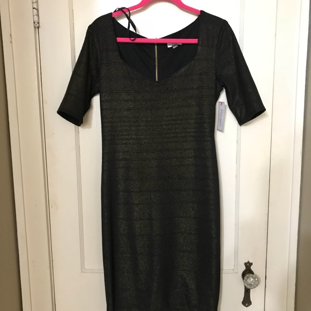 New W/out Tags BISOU BISOU black cocktail dress 10